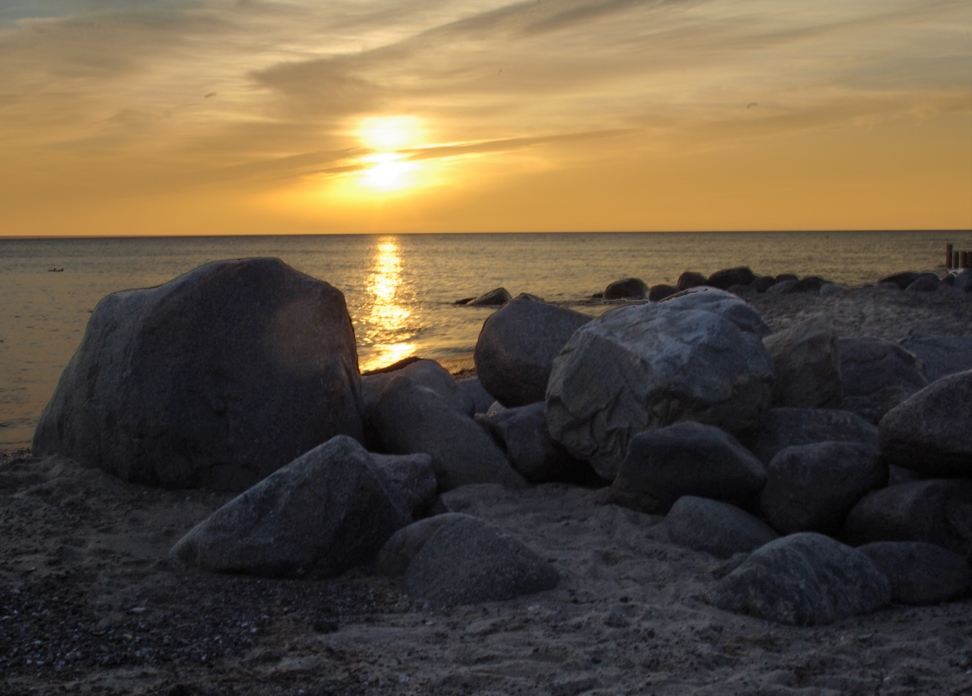 Sonnenaufgang an der Ostse