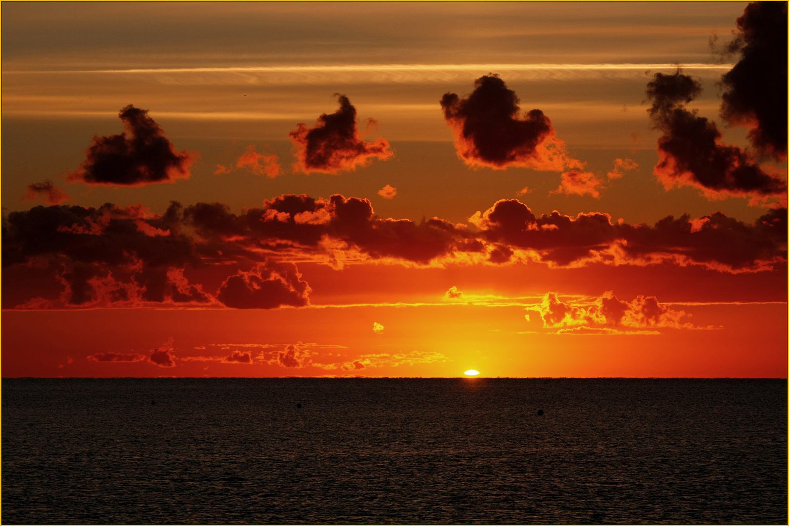 Sonnenaufgang an der Ostsee