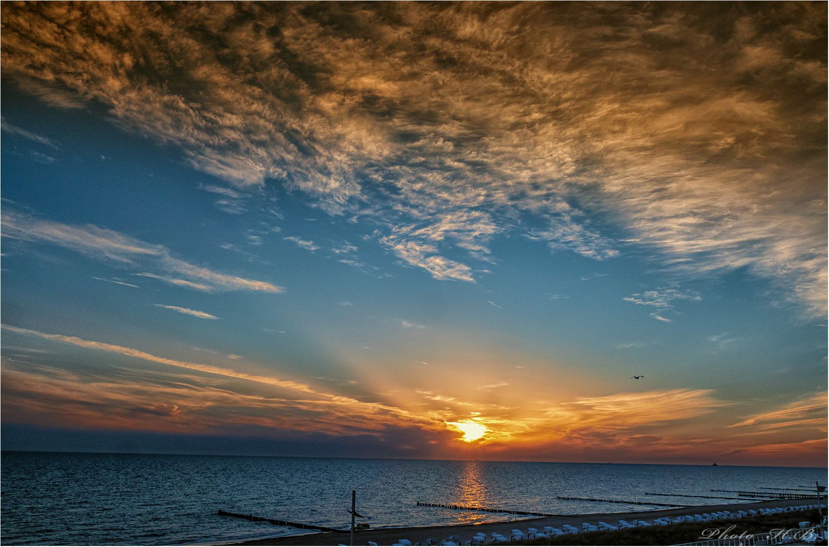 Sonnenaufgang an der Ostsee