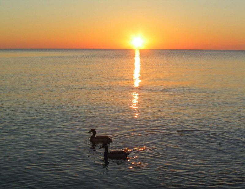 Sonnenaufgang an der Ostsee