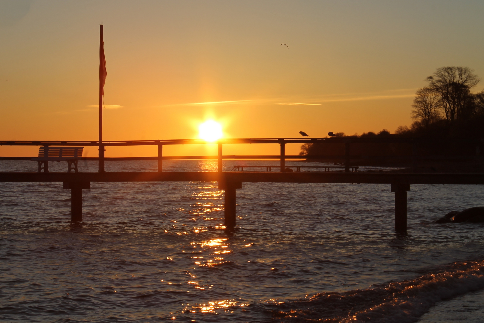 Sonnenaufgang an der Ostsee