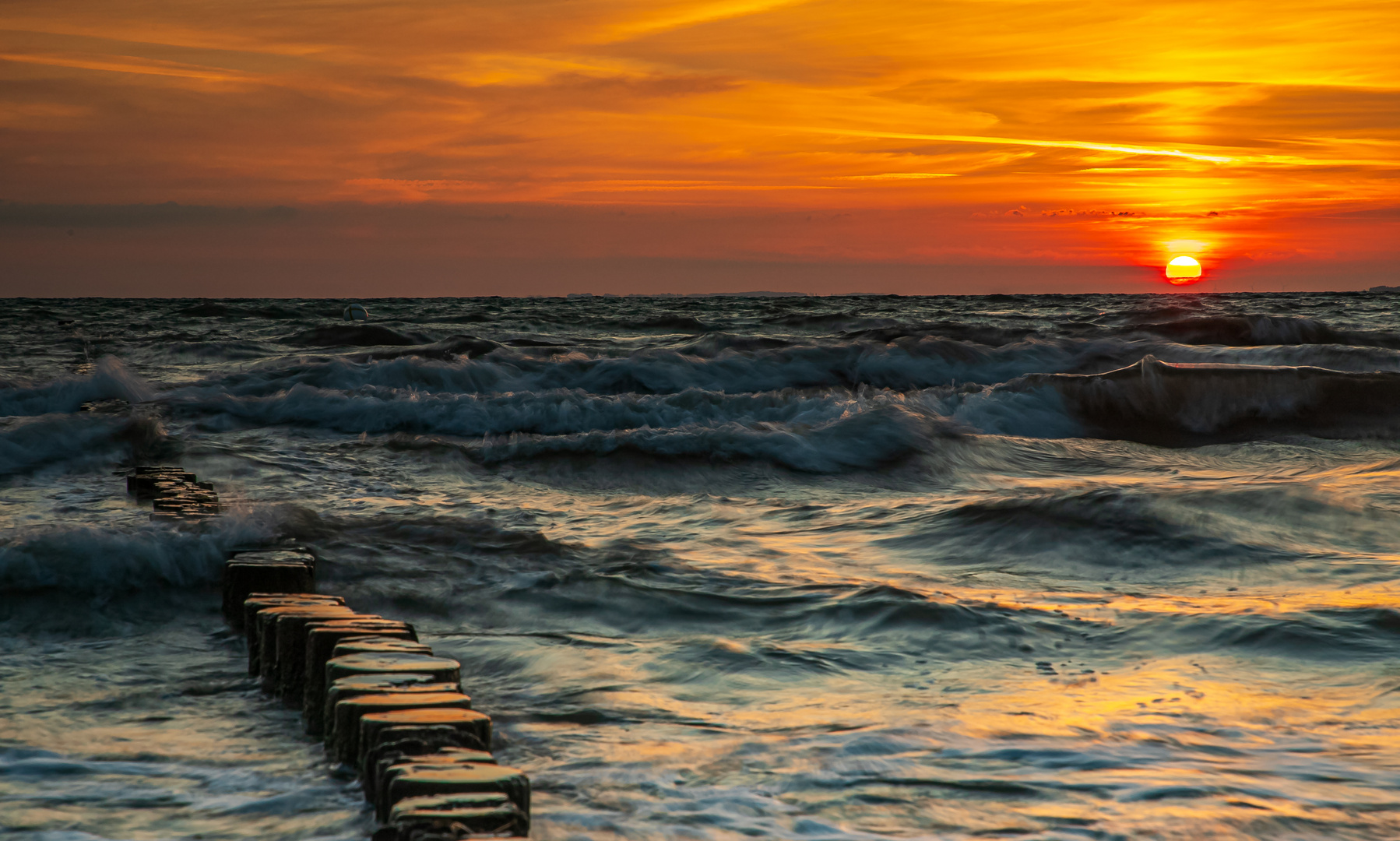 Sonnenaufgang an der Ostsee