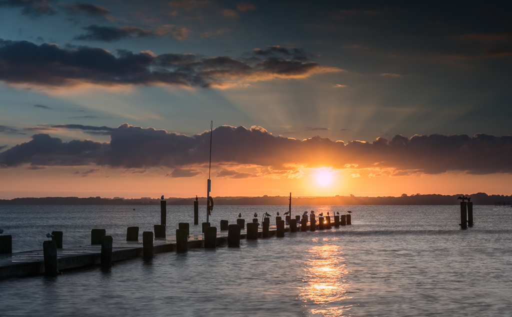 Sonnenaufgang an der Ostsee