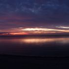 Sonnenaufgang an der Ostsee. Ein Farbenspektakel.