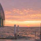 Sonnenaufgang an der Ostsee - gelbe Stunde