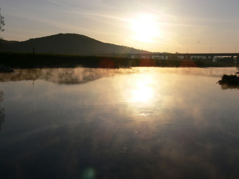 Sonnenaufgang an der Ruhr