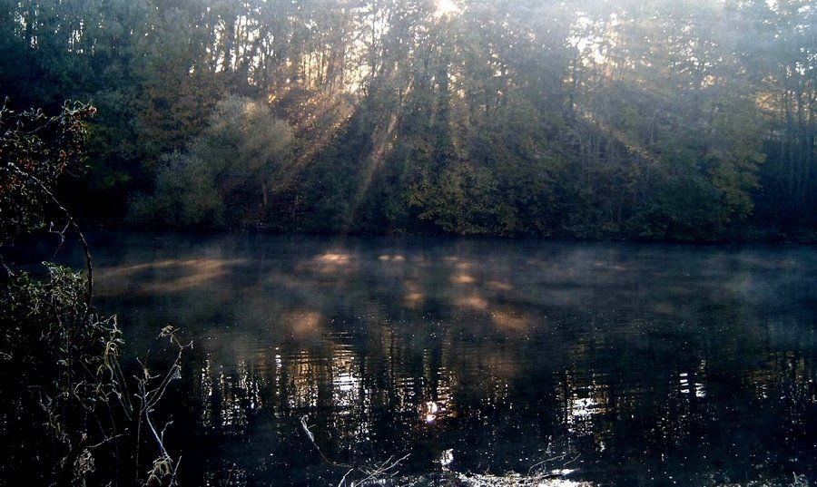 Sonnenaufgang an der Ruhr