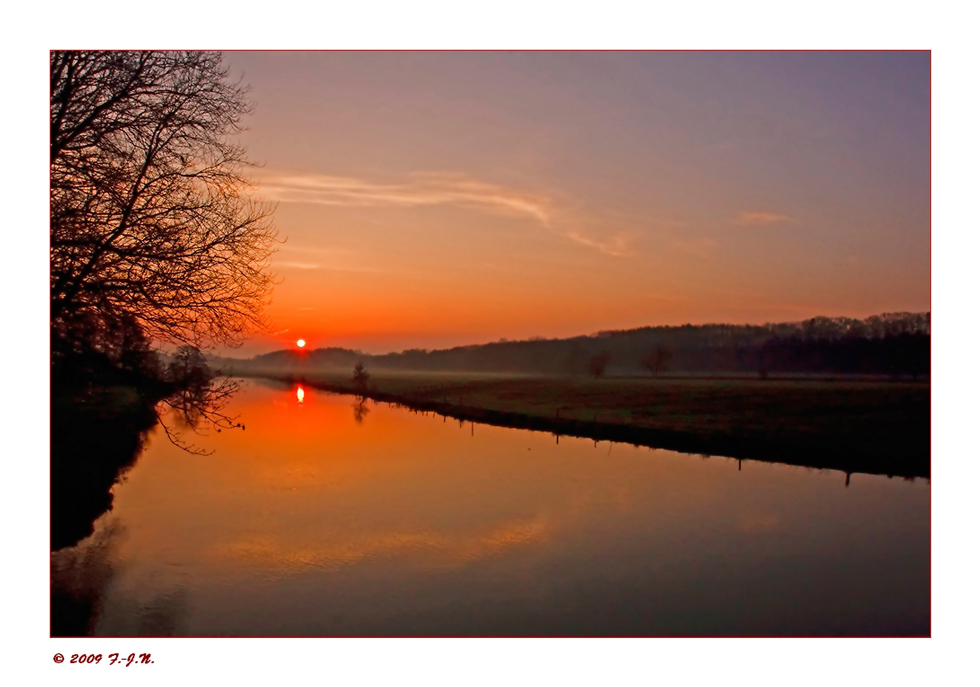 *Sonnenaufgang an der Ruhr*