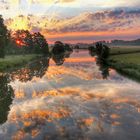 Sonnenaufgang an der Ruhr..