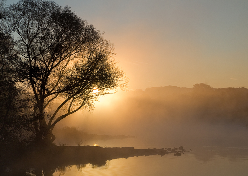 Sonnenaufgang an der Ruhr