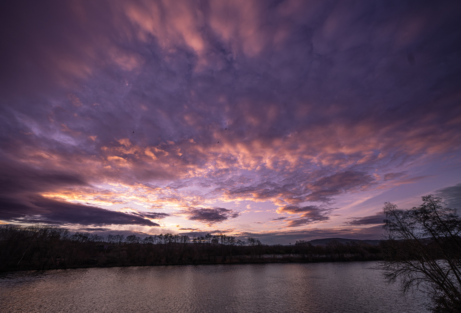 Sonnenaufgang an der Ruhr