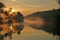 Sonnenaufgang an der Ruhr