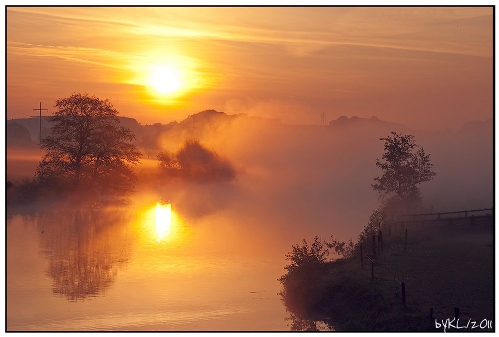 Sonnenaufgang an der Ruhr