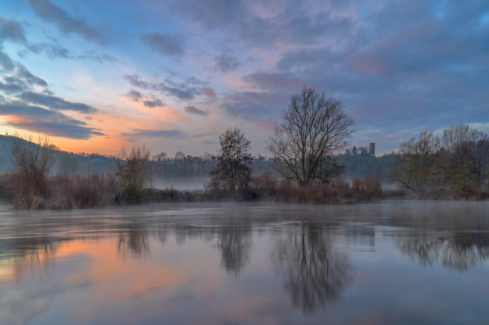 Sonnenaufgang an der Ruhr