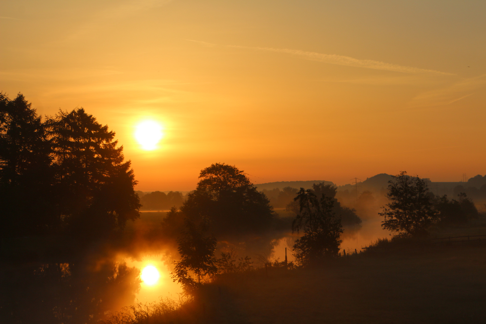 Sonnenaufgang an der Ruhr 