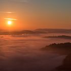 Sonnenaufgang an der Saarschleife