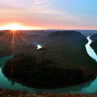 Sonnenaufgang an der Saarschleife