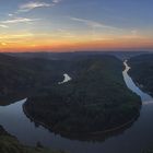 Sonnenaufgang an der Saarschleife