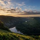 Sonnenaufgang an der Saarschleife