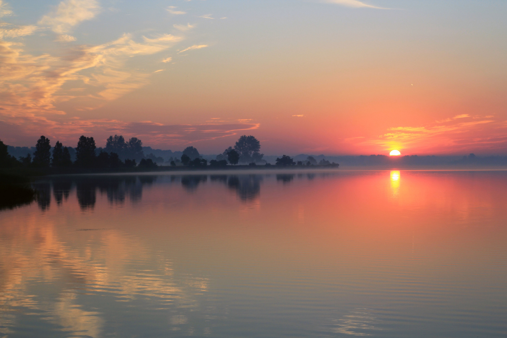 Sonnenaufgang an der Schlei