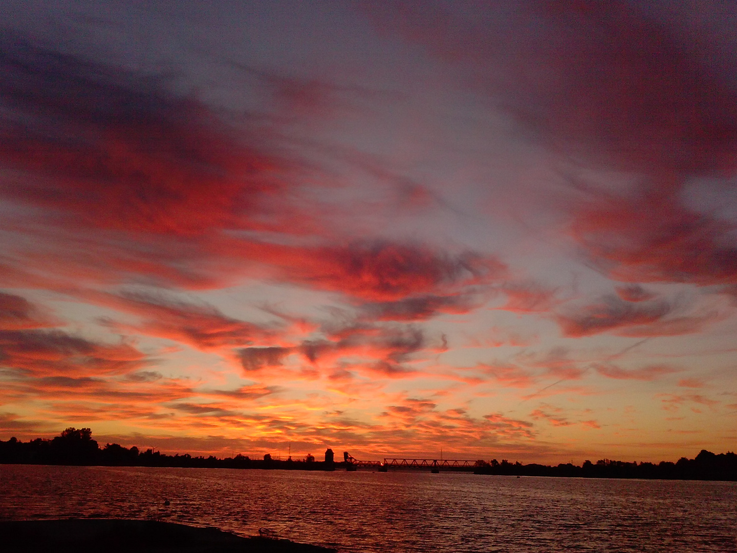 Sonnenaufgang an der Schlei