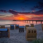 Sonnenaufgang an der Seebrücke