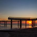 Sonnenaufgang an der Seebrücke Koserow