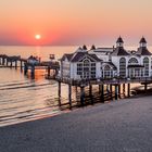 Sonnenaufgang an der Seebrücke Sellin