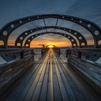 Sonnenaufgang an der Seebrücke von Kellenhusen