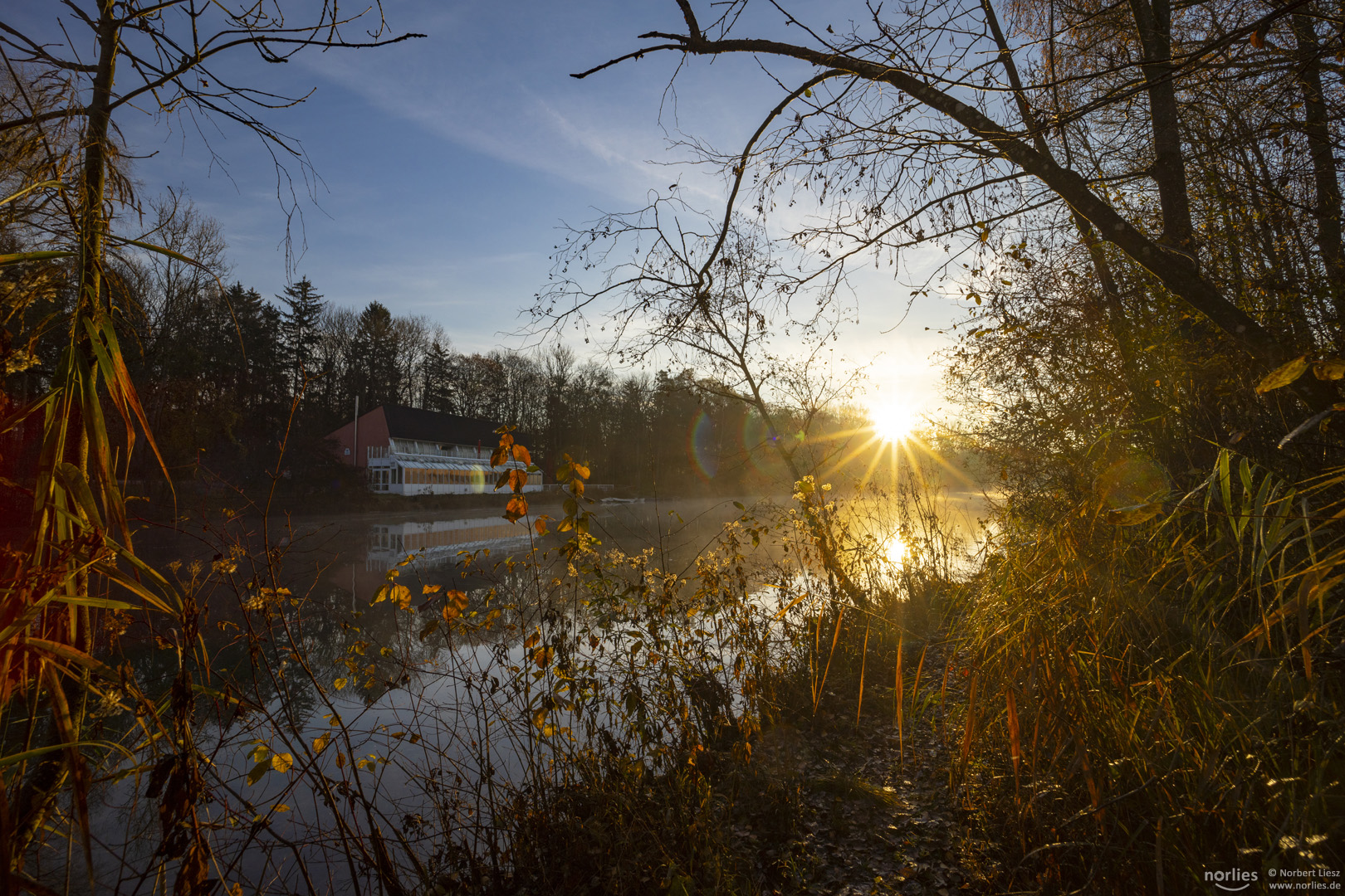 Sonnenaufgang an der Seelounge