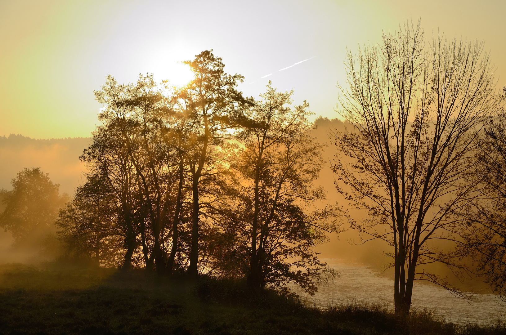 Sonnenaufgang an der Sieg