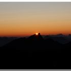 Sonnenaufgang an der Stettiner-Hütte