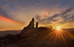 Sonnenaufgang an der Teufelsmauer