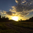 Sonnenaufgang an der Trainierbahn