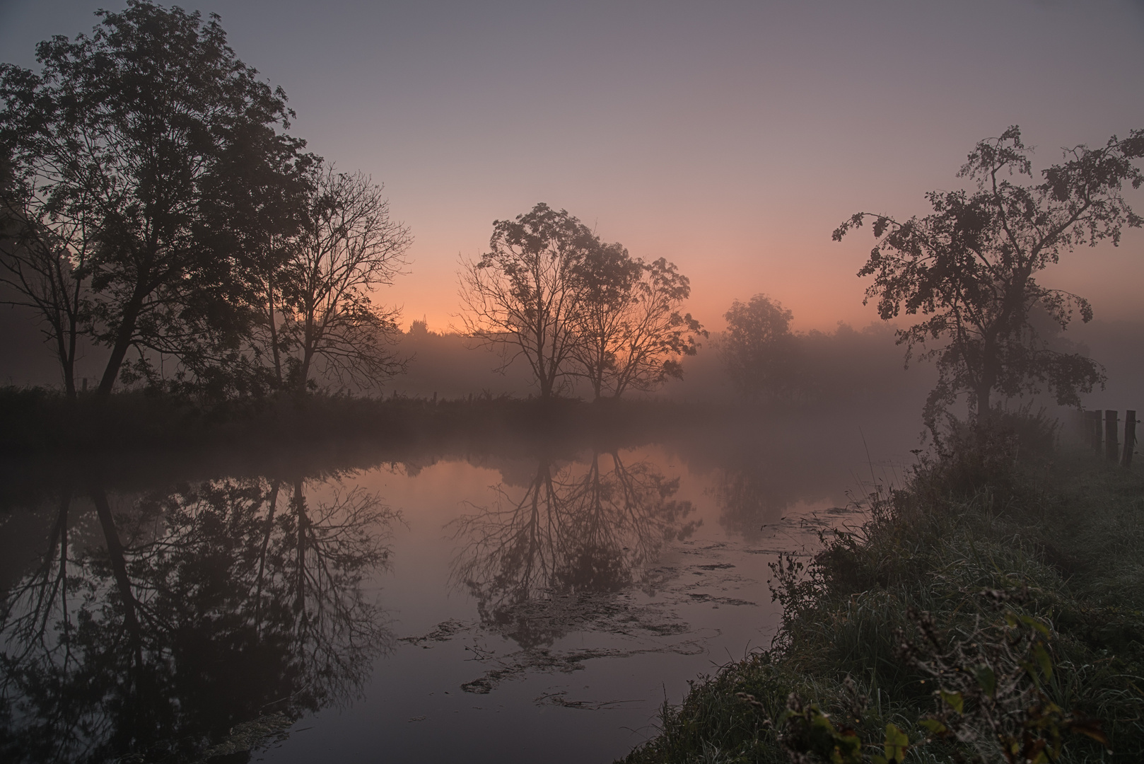 Sonnenaufgang an der Trave... 