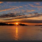 Sonnenaufgang an der Unterweser