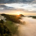 Sonnenaufgang an der Walhalla