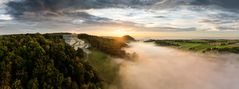 Sonnenaufgang an der Walhalla