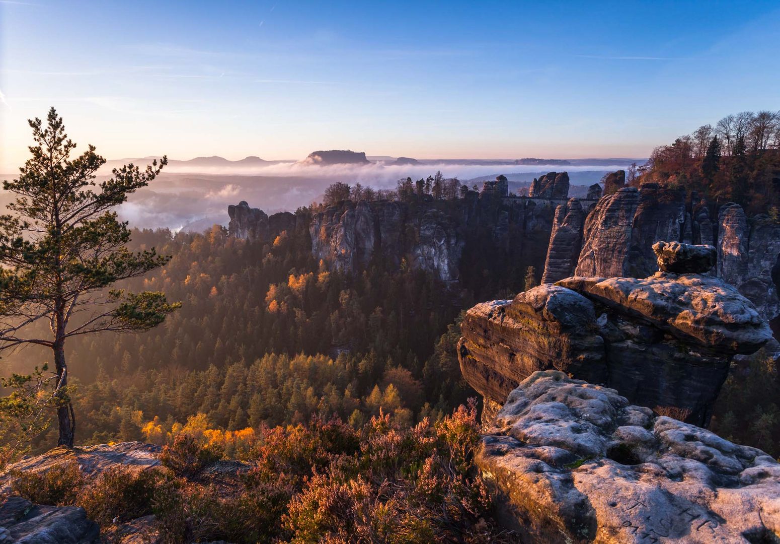 Sonnenaufgang an der Wehlnadel