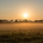 Sonnenaufgang an der Weschnitz, Lorsch