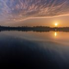 Sonnenaufgang an der Weser