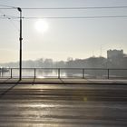 Sonnenaufgang an der Weser