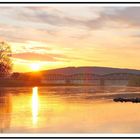 Sonnenaufgang an der Weser