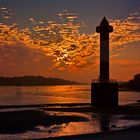 Sonnenaufgang an der Weser