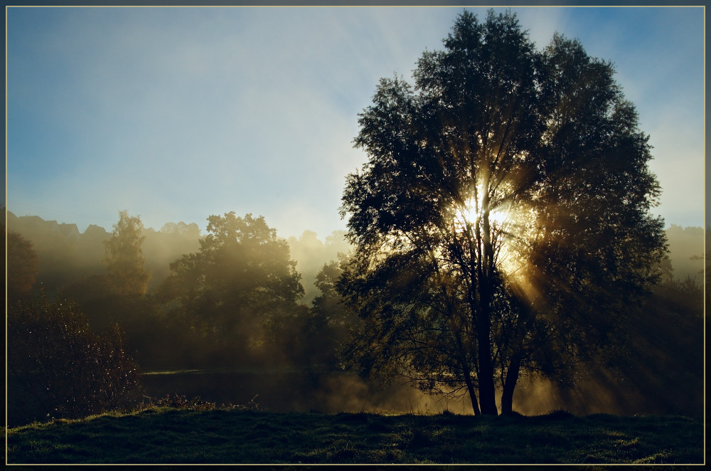 Sonnenaufgang an der Wurm