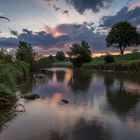 Sonnenaufgang an der Wutach in Lauchringen