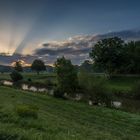 Sonnenaufgang an der Wutach in Lauchringen