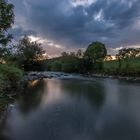 Sonnenaufgang an der Wutach in Lauchringen