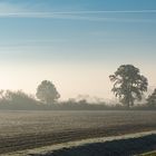 Sonnenaufgang an einem eiskalten Morgen