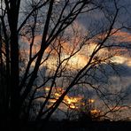 Sonnenaufgang an einem stürmischen Tag